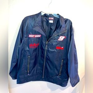 Vintage Kasey Kahne Budweiser NASCAR Windbreaker Jacket Mens